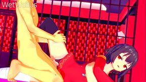 Megumin has Explosive Sex that Breaks her Pussy - Hentai 3d