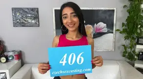 Horny Latina is casting out her pussy