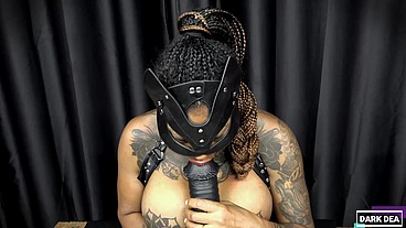 The Kinky Slut Queen "Dark Dea" Rides The huge Centaur XL filling her Pussy with lots of Yellow Cum part 1/3 "Hankey'sToys" (Extreme Insertion-FemDom-Fetish) (