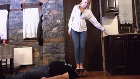 ROSALINA - Under My Ballerinas - BALLET FLAT TEASE, DOMINATON AND TRAMPLING FULL CLIP