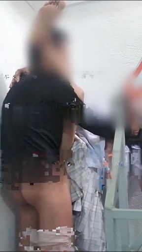 Memorable moment from &quot;Risky Public Outdoor Sex, Hardcore Fucked Student Rider Fire Exit&quot;