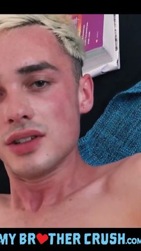 Hot Jock Stepbrother Teaching Cute Twink Stepbrother Biology   Clip 2