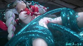 Phrolova and Slimechan hot lesbian seggs!