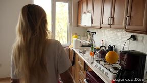 fucking a cute blonde teen with a huge ass