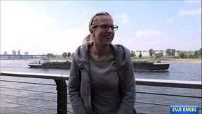 EVA ENGEL: Risky public flashing leads to best orgasm ever!!!