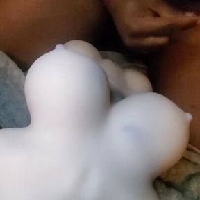 Uncut BBC fucks Sex Doll