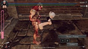 orc monster fucks warrior s tight pussy and cums inside