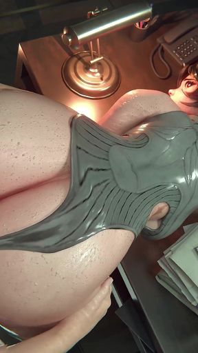 Jubilee Rule34 - Big Ass Doggystyle in Hot Swimsuit Animation
