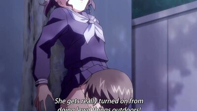 Watch this steamy hentai cartoon porn with mature babes taking turns in public threesome action!