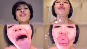 Tomoka Akari - Smell of Her Erotic Long Tongue and Spit Part 1 - wmv 1080p