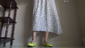 tease while squatting