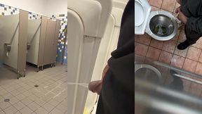 public urinal piss collection