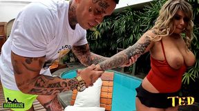 depois de dar um show de sexo ela volta para sua primeira dp - alexia ferraz