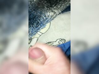 daily jerk off 13/30 - shooting a load while watching porn - wank challenge