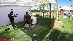 small bts of the scene: welcome to the jungle, black meat matter! - benny green, 2on1, bbc, atm, dp, rough, gapes, creampie.