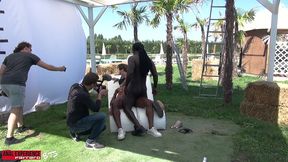 small bts of the scene: welcome to the jungle, black meat matter! - benny green, 2on1, bbc, atm, dp, rough, gapes, creampie.