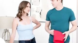 Anya Olsen - Stepson Fingers Pussy While Watching Mommy Paint Nails