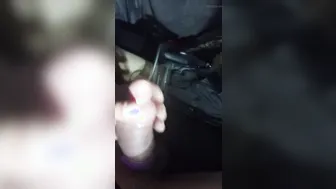 Thick pumped cock solo stroke with penis ring