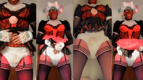 Sissy diaper doll wetting several diapers compilation - ElisaSecrets69