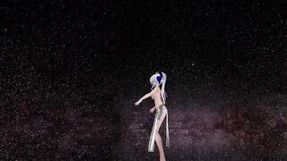 【MMD R-teenagers SEX DANCE】HAKU DANCING DOES SEXI TEASING AND DANCES BABE MODTRING HER GIGANTIC TITSセクシーな女の子[MMD]