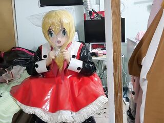 Roll Cosplay Kigurumi Double Layered Breathplay and Vibraitor