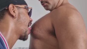 Nippleplay soccer & coach #nippleplay #bigcock #blackcock #interracialgay
