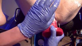 Plugged and toy fucked