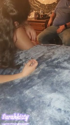 HUBBY WATCHES AS I SUCK AND FUCK BBC NEIGHBOR FOR CREAMPIES