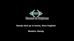 Sandy - Boots & Hogtied