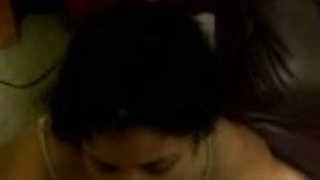 My lusty friend gets a facial fro me after sucking my hard dick
