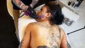 Genevieve Sinn Gets Face Tattoo and Fucked While Doing it - AltErotic