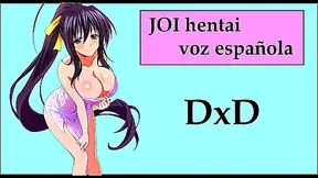 Audio JOI hentai with Akeno from Dx D She laughs at your penis