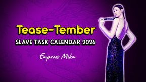 September 2026 Slave Task Calendar MP4