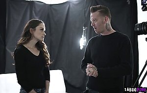 Lily scam her dad by getting her pussy fuck