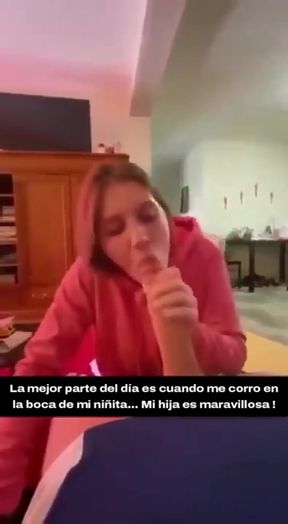Amateur Spanish subtitles GF gets a group blowjob