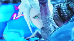 Samus Surrenders to Alien Desires in Steamy Bounty Hunter Encounter