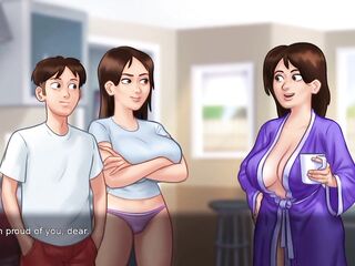 Jenny and Roxxy Cheerleaders Training (Summertime Saga Gameplay)