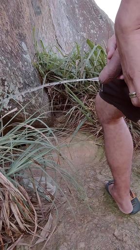 Dogging on the Beach My Hotwife Masturbates and Pees in Front of the Sea!