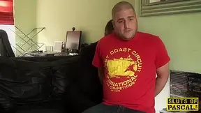 Cuckholding british submissive in chokeplay