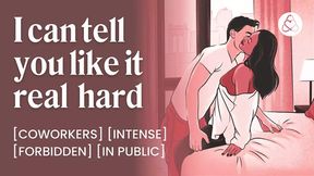 Coworker teases and punishes me with powerful whacks while we fuck in a hotel