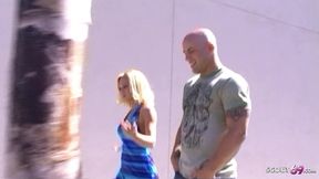 Blonde Milf Tyann Fucked to Orgasm by Fitness Trainer and got Cumshot