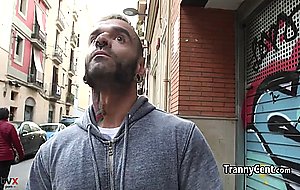 Mature tranny fucks tattooed dwarf