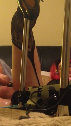 Crossdresser and Trans Woman Using Fucking Machine - Compilation 6