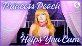 Princess Peach Helps You Cum