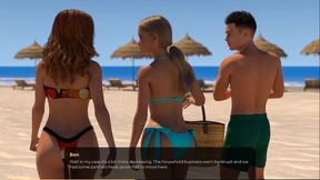 No more cash: sexy college girls on the beach ep 17