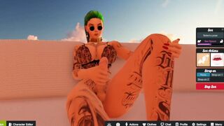 three dimensional porno ample snatch nymph with taut cooter got penetrate by a big black cock fuckpole