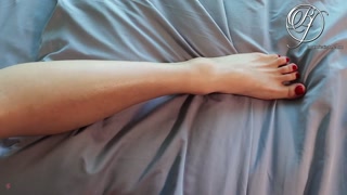 Foot fetish overload, waking up in lingerie, come worship my feet NOW!