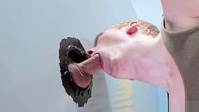 Gloryhole twink sucked off then fucked