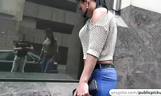 Samantha Blaze is a busty Euro babe that sucks cock for cash
