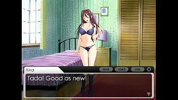 Aika gets friend-boned in lesbian vore visual novel